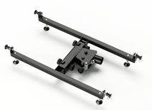 ADAPTER FOR UP TO 3 DVA T4/T8 ON A SPEAKER STAND/POLE OR FLOOR USE THROUGH ADJUSTABLE FEET.